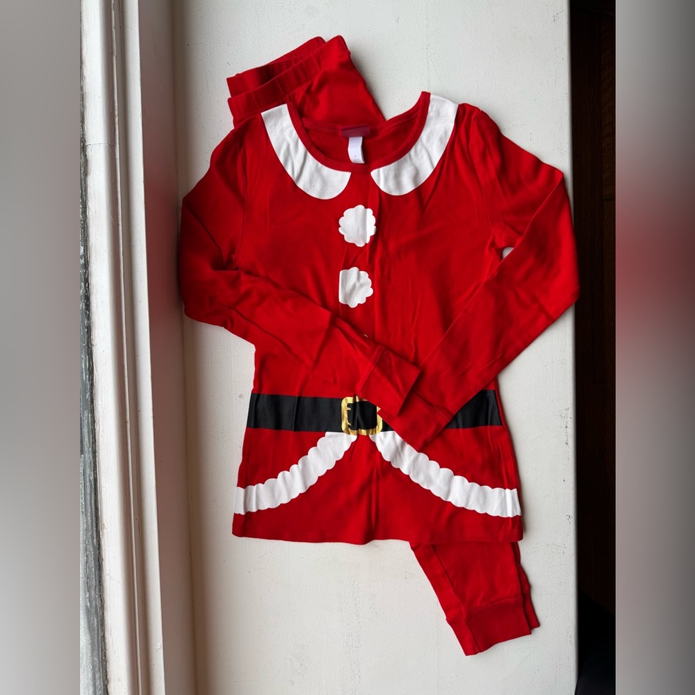 WONDERLAND Christmas Pajama Set Mrs Claus Size M